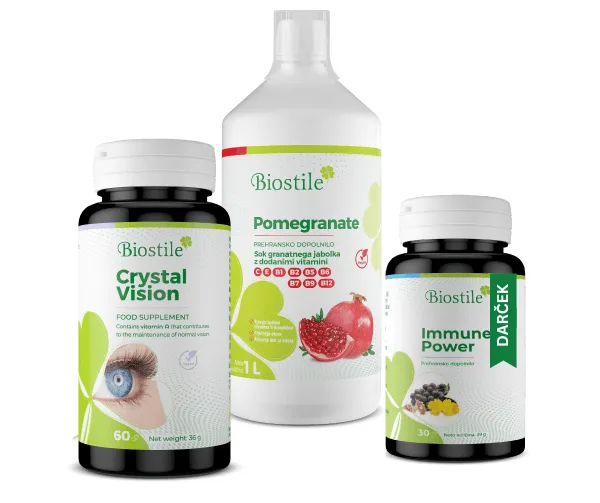 Crystal Vision + Pomegranate + Immune Power (darček)