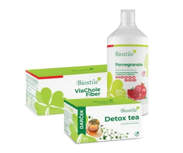 Pomegranate + ViaChole Fiber + Detox Tea (darček)