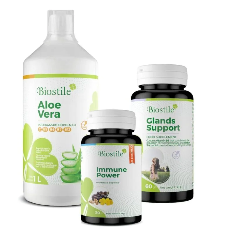 Aloe Vera + Glands Support + Immune Power (darček)