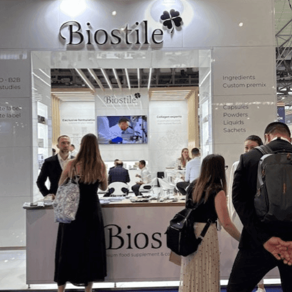Návštevníci v stánku Biostile na Vitafoods Europe