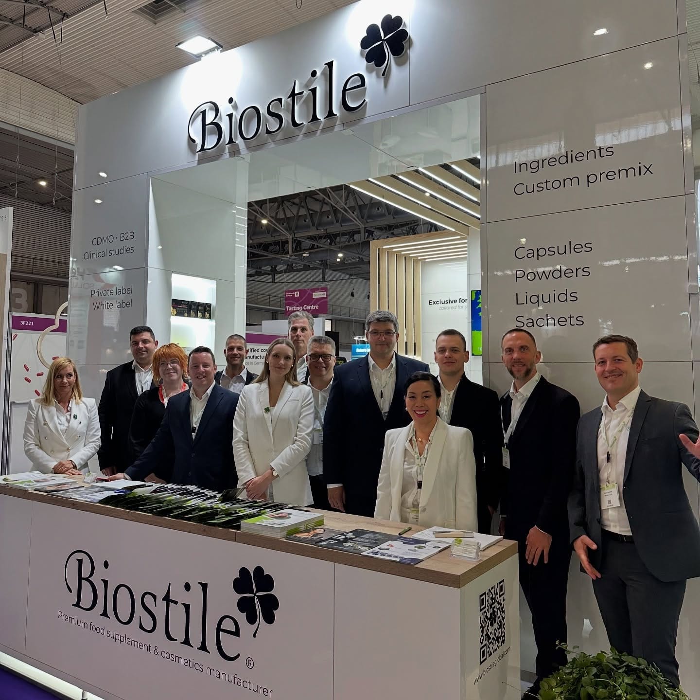Stretnutia s partnermi v stánku Biostile na Vitafoods