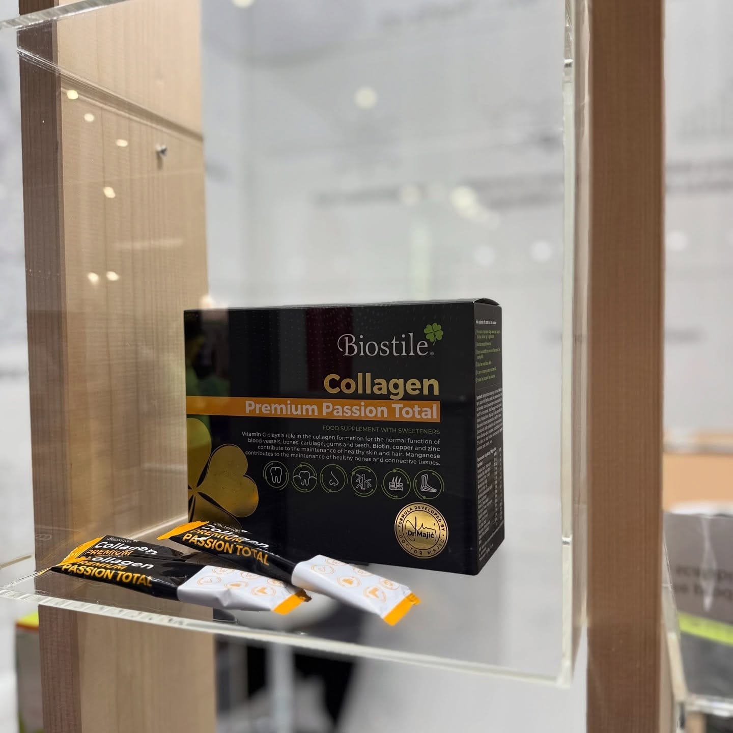 Kozmetika Biostile v stánku na Vitafoods