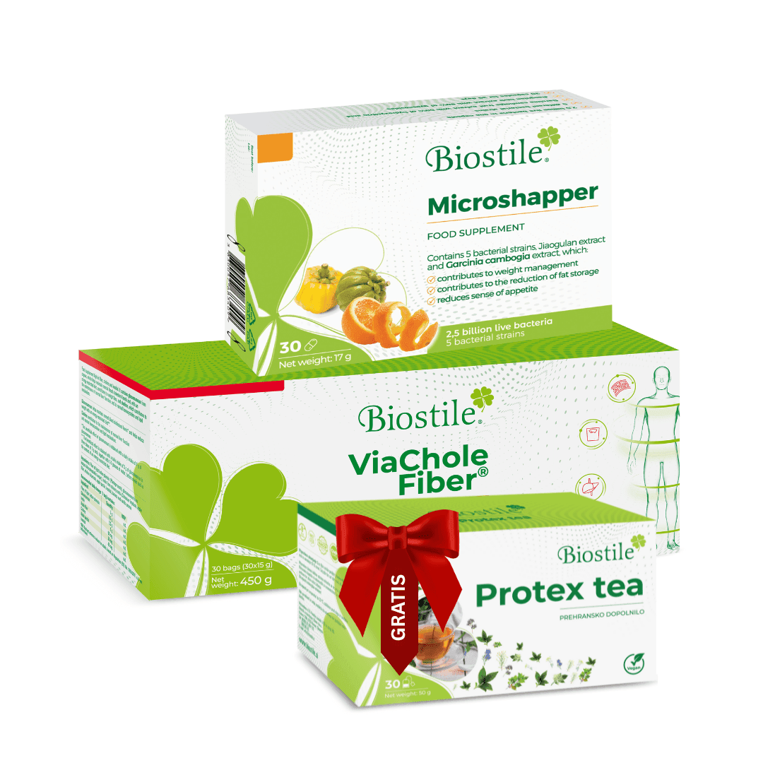 Microshapper + ViaChole Fiber + (DARČEK) Protex Tea
