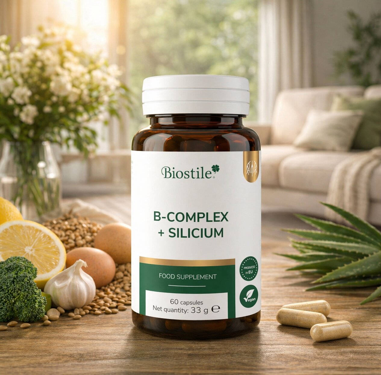 B-complex + Silicium