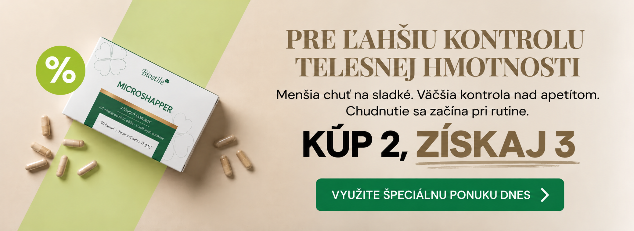Prírodná ponuka pre ľahšiu kontrolu hmotnosti